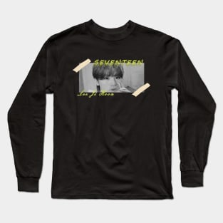 Kpop Design Woozi Seventeen Long Sleeve T-Shirt